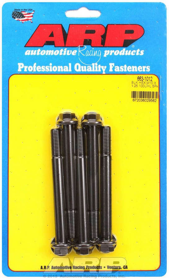 ARP Bolt Kit - 6pt. (5) 10mm x 1.25 x 100mm
