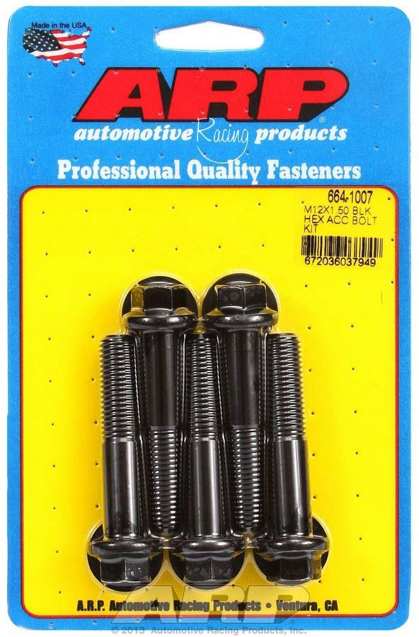ARP Bolt Kit - 6pt. (5) 12mm x 1.5 x 60mm