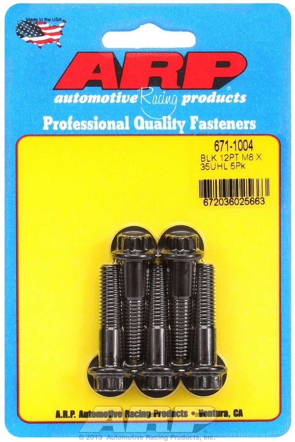 ARP Bolt Kit - 12pt. (5) 8mm x 1.25 x 35mm
