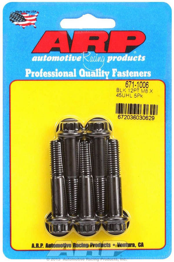 ARP Bolt Kit - 12pt. (5) 8mm x 1.25 x 45mm