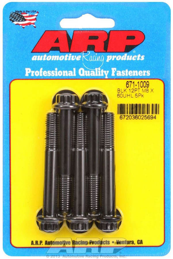 ARP Bolt Kit - 12pt. (5) 8mm x 1.25 x 60mm