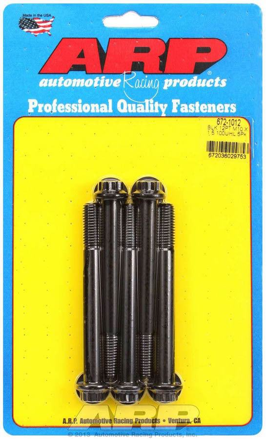 ARP Bolt Kit - 12pt. (5) 10mm x 1.5 x 100mm