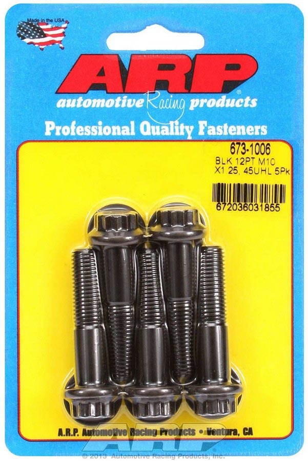 ARP Bolt Kit - 12pt 5pk 10mm x 1.25 x 45mm