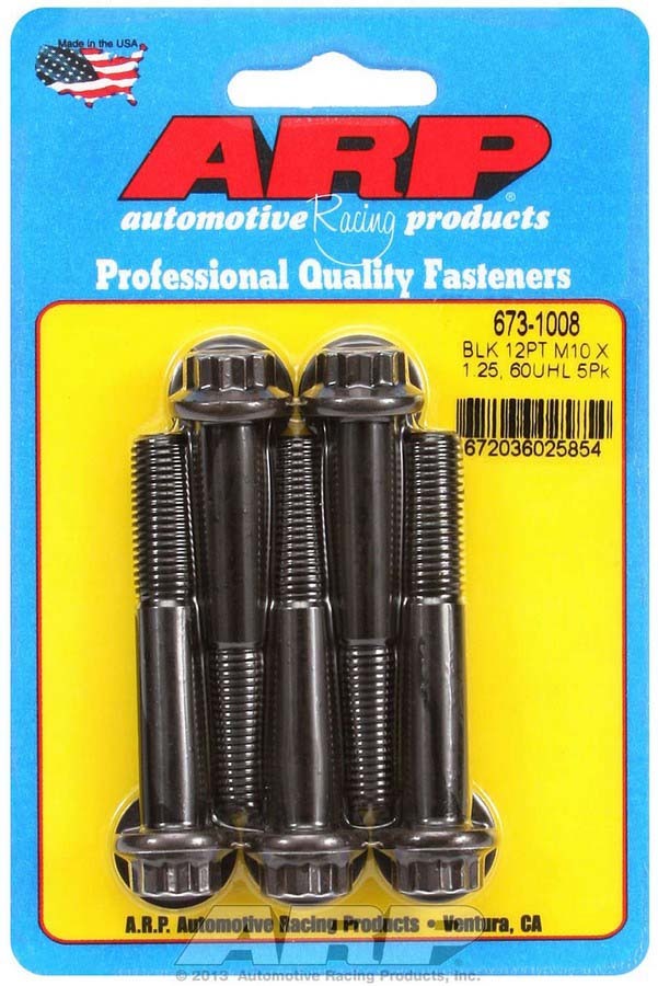 ARP Bolt Kit - 12pt. (5) 10mm x 1.25 x 60mm