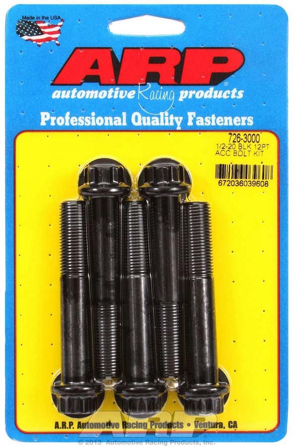 ARP Bolt Kit - 12pt 5pk 1/2-20 x 3.000