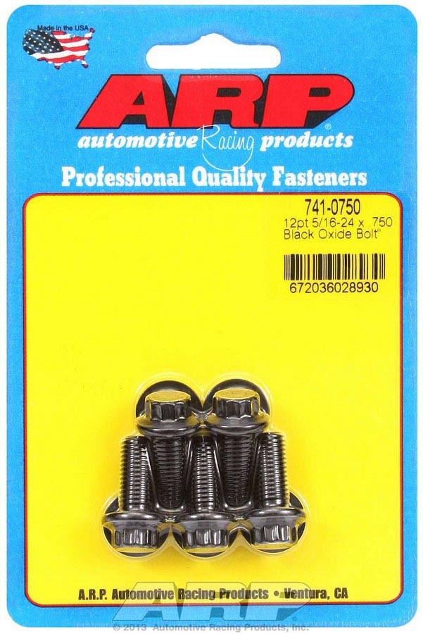ARP Bolt Kit - 12pt. (5) 5/16-24 x .750
