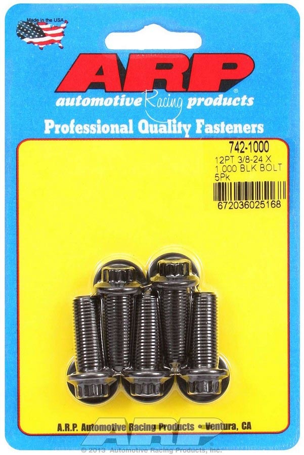 ARP Bolt Kit - 12pt. (5) 3/8-24 x 1.000