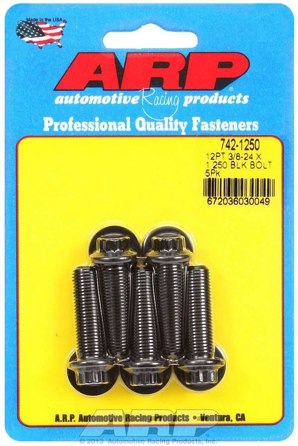 ARP Bolt Kit - 12pt. (5) 3/8-24 x 1.250