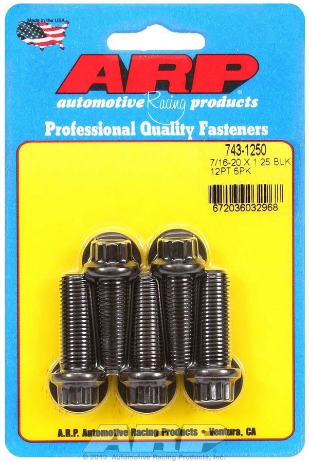ARP Bolt Kit - 12pt. (5) 7/16-20 x 1.250