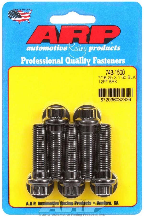 ARP Bolt Kit - 12pt. (5) 7/16-20 x 1.500