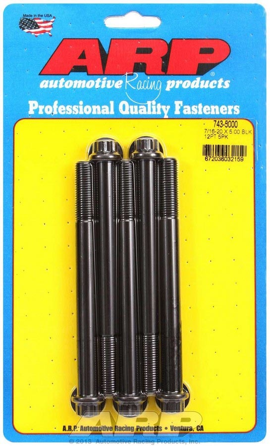 ARP Bolt Kit - 12pt 5pk 7/16-20 x 5.000