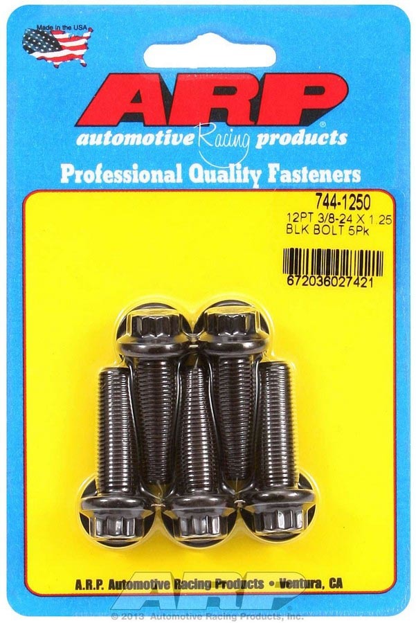 ARP Bolt Kit - 12pt. (5) 3/8-24 x 1.250