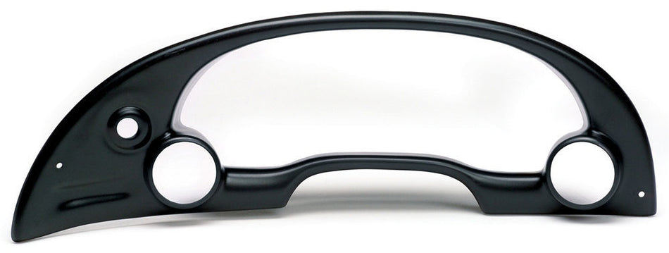 AutoMeter Gauge Cluster Bezel - Gauge Works - Two 2-1/16 in Holes - Plastic - Black - Ford Mustang 2001-04 - Each