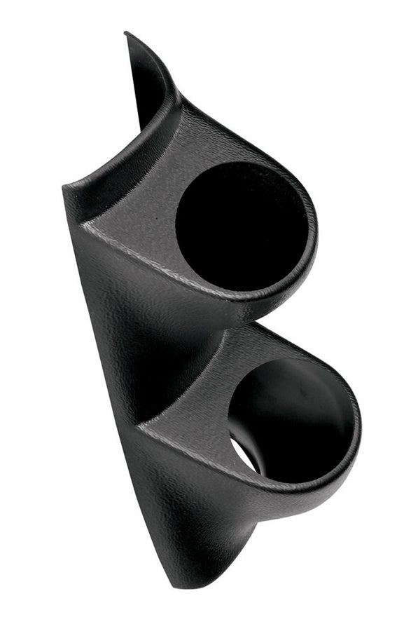 AutoMeter Gauge Pod - Two 2-1/16 in Diameter Gauges - Pillar - Plastic - Black - Ford Mustang 1979-93 - Each