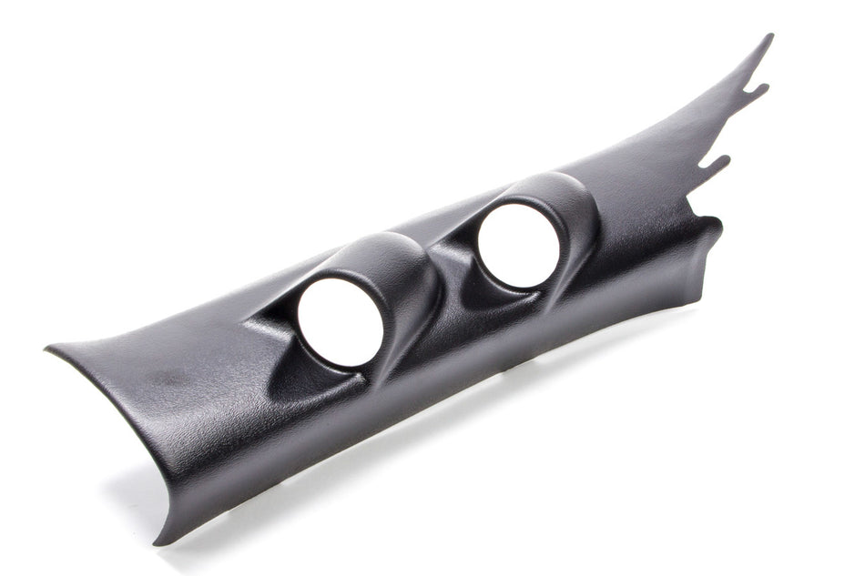 AutoMeter Gauge Pod - Two 2-1/16 in Diameter Gauges - Full Pillar - Plastic - Black - Chevy Camaro 2010-15 - Each