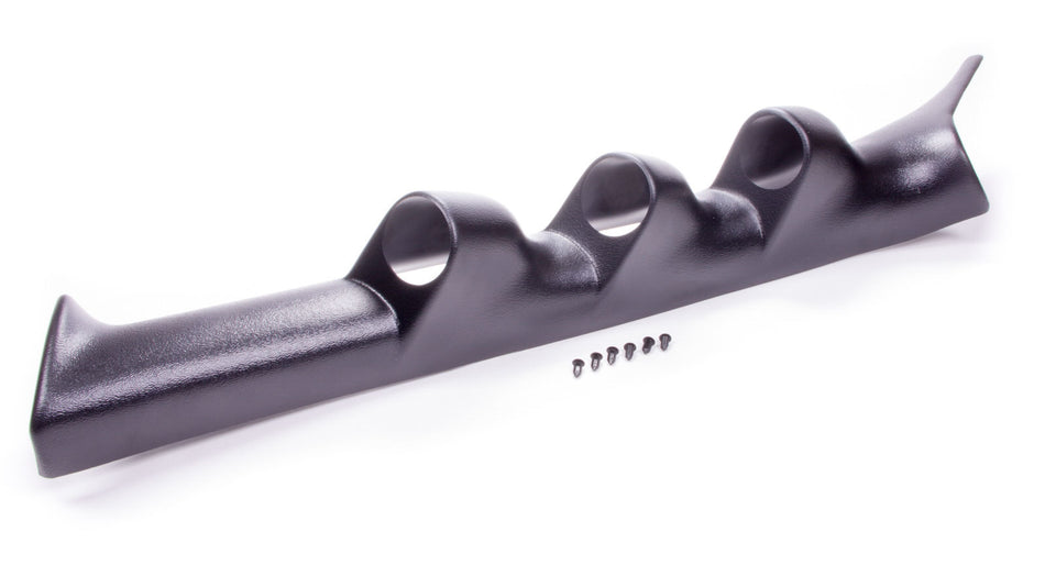 AutoMeter Gauge Pod - Three 2-1/16 in Diameter Gauges - Full Pillar - Plastic - Black - GM B-Body 1997-2002 - Each