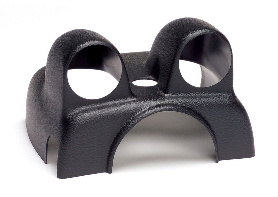 AutoMeter Gauge Pod - Two 2-1/16 in Diameter Gauges - Steering Column - Plastic - Black - Dodge Ram Fullsize Truck 2003-09 - Each