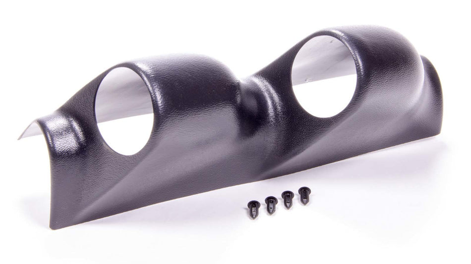 AutoMeter Gauge Pod - Two 2-1/16 in Diameter Gauges - Pillar - Plastic - Black - GM Fullsize Truck 1999-2006 - Each