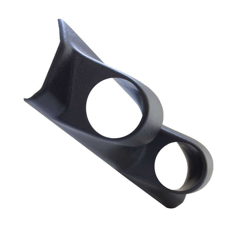 AutoMeter Gauge Pod - Two 2-1/16 in Diameter Gauges - Pillar - Plastic - Black - Jeep Grand Cherokee 1988-2001 - Each