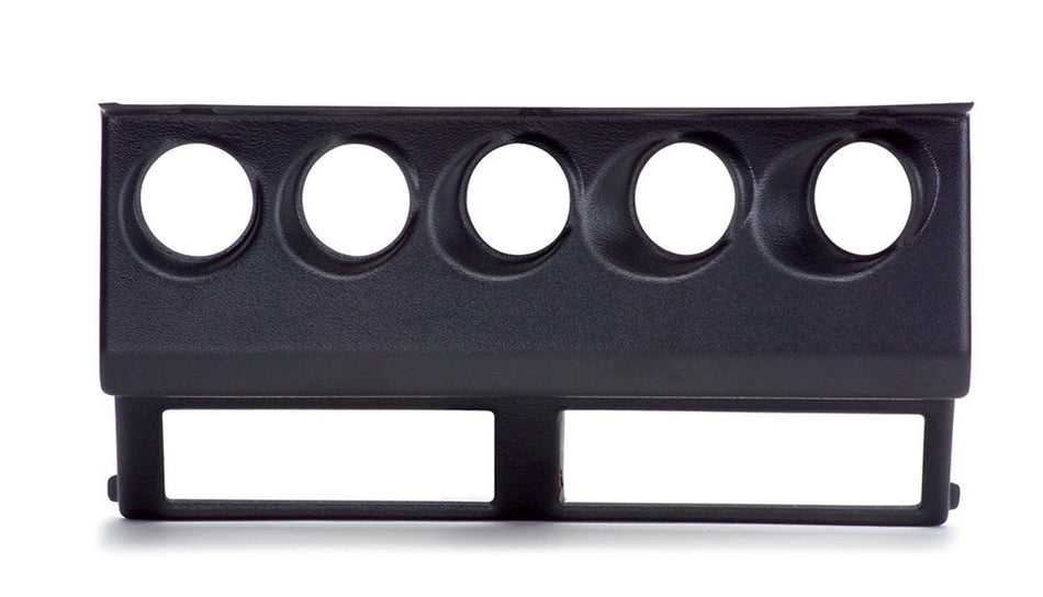 AutoMeter Dash Panel - Direct Fit - Five 2-1/16 in Holes - Plastic - Black - Jeep Wrangler YJ 1987-95 - Each