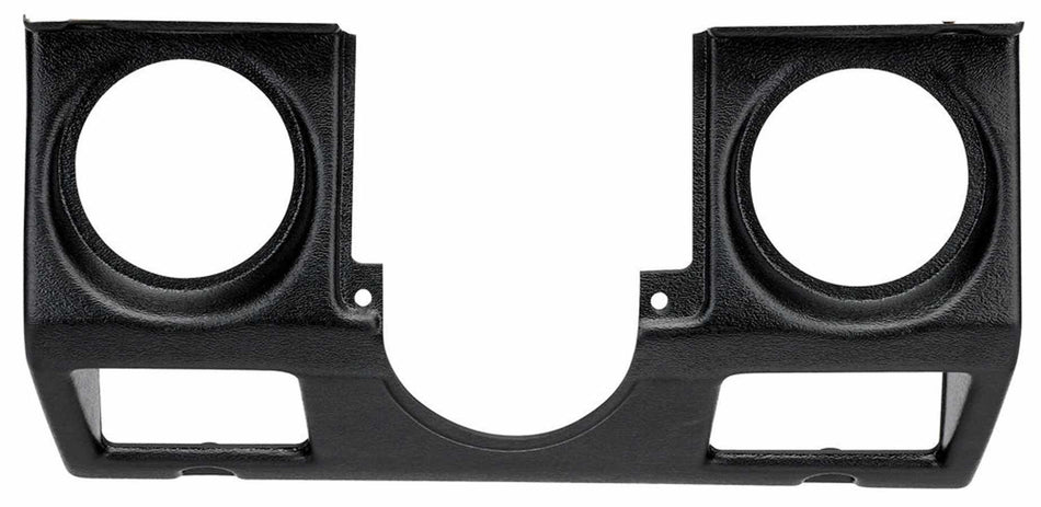 AutoMeter Dash Panel - Direct Fit - Two 3-3/8 in Holes - Plastic - Black - Jeep Wrangler YJ 1987-95 - Each