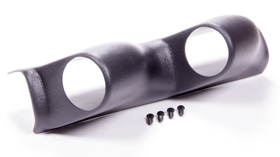 AutoMeter Gauge Pod - Two 2-1/16 in Diameter Gauges - Pillar - Plastic - Black - Ford Midsize SUV 1995-99 / Ford Midsize Truck 1993-2002 - Each