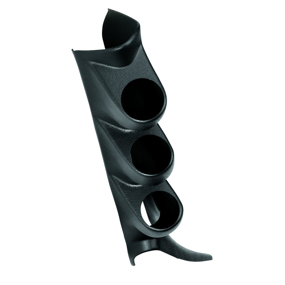 AutoMeter Gauge Pod - Three 2-1/16 in Diameter Gauges - Full Pillar - Plastic - Black - GM Fullsize Truck 1999-2007 - Each