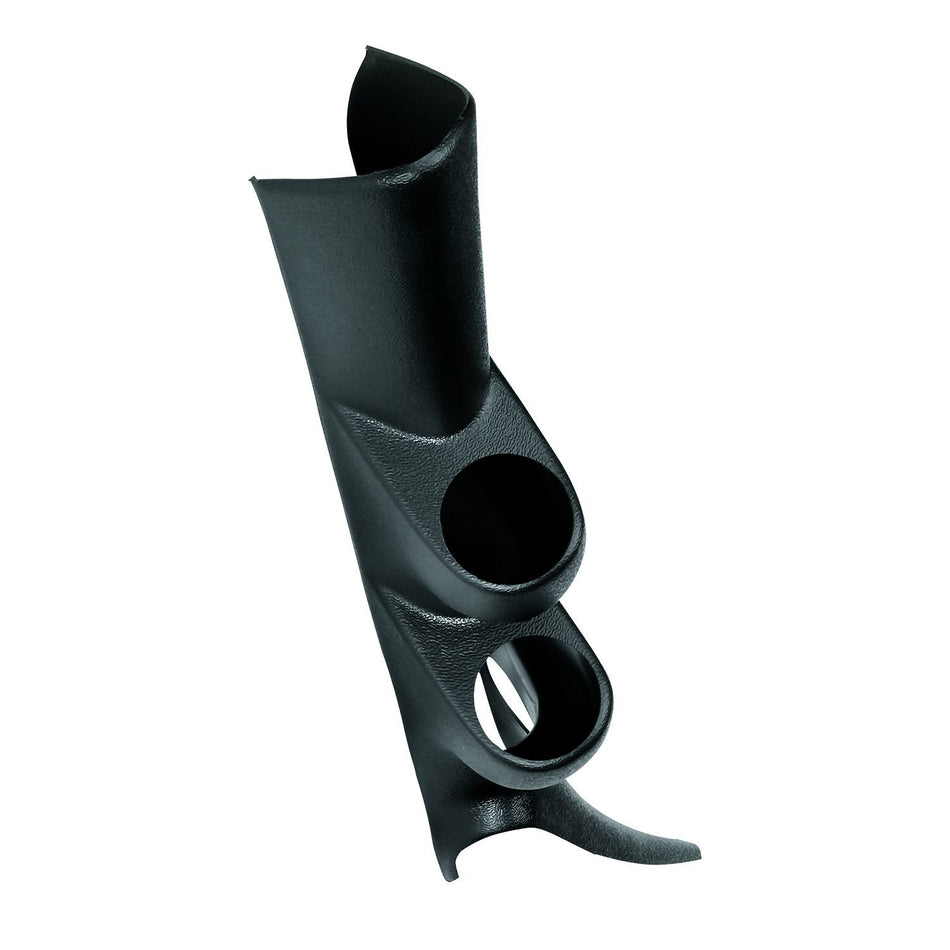 AutoMeter Gauge Pod - Two 2-1/16 in Diameter Gauges - Full Pillar - Plastic - Black - Speaker - GM Fullsize Truck 1999-2007 - Each
