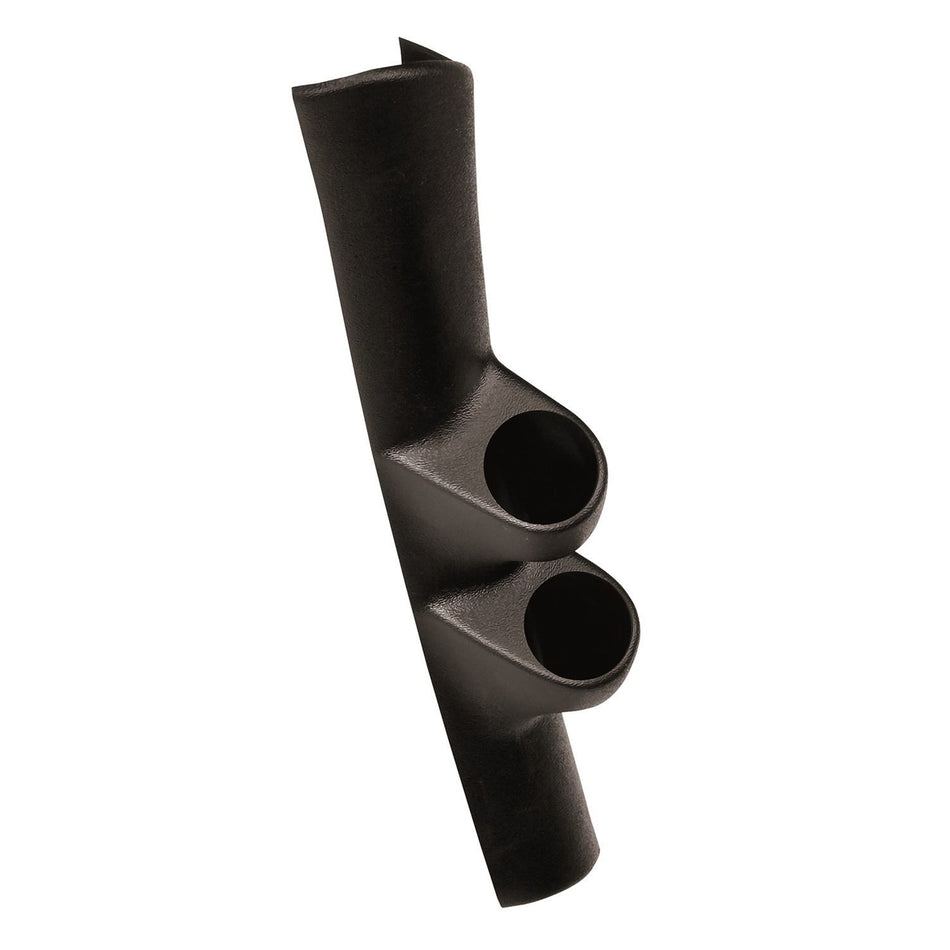 AutoMeter Gauge Pod - Two 2-1/16 in Diameter Gauges - Full Pillar - Plastic - Black - Dodge Ram Fullsize Truck 1998-2002 - Each