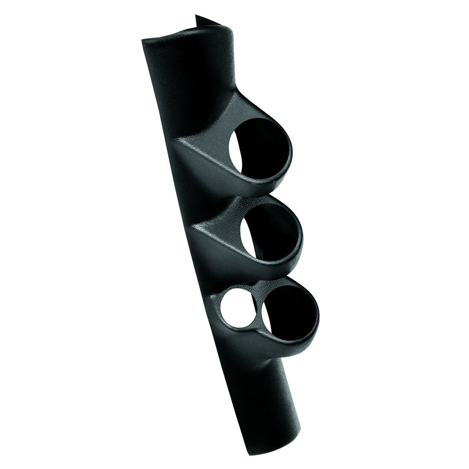 AutoMeter Gauge Pod - Gauge Works - Three 2-1/16 in Diameter Gauges - Full Pillar - Plastic - Black - Speaker - Dodge Ram Fullsize Truck 1998-2002 - Each