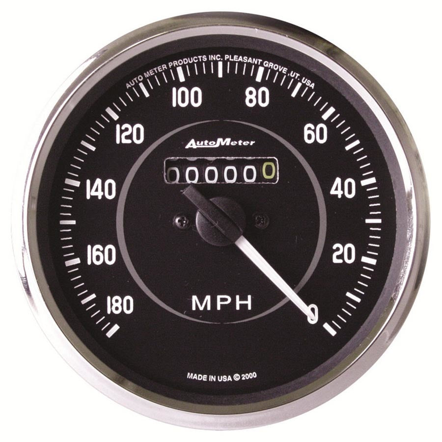 AutoMeter Tachometer - Cobra - 8000 RPM - Electric - Analog - 4 in Diameter - Dash Mount - Black Face - Each