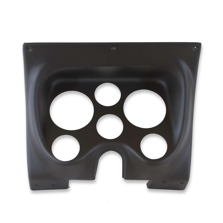 AutoMeter Dash Panel - Gauge Works - Four 2-1/16 in Holes - Two 3-3/8 in Holes - Plastic - Black - GM F-Body 1967-68 - Each