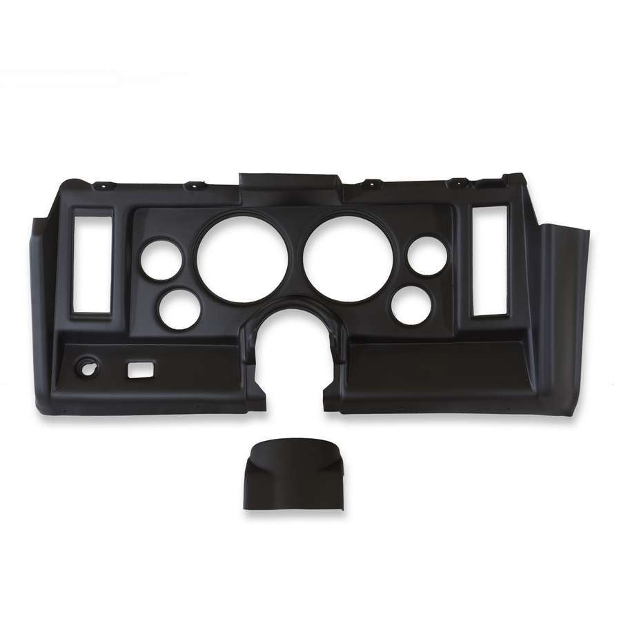 AutoMeter Dash Panel - Gauge Works - Four 2-1/16 in Holes - Two 5 in Holes - Plastic - Black - GM F-Body 1969 - Each