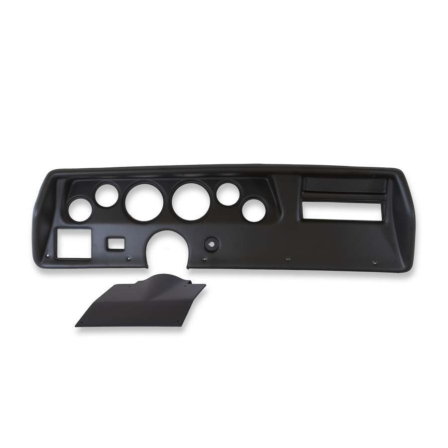 AutoMeter Dash Panel - Gauge Works - Four 2-1/16 in Holes - Two 3-3/8 in Holes - Plastic - Black - GM A-Body 1970-72 - Each