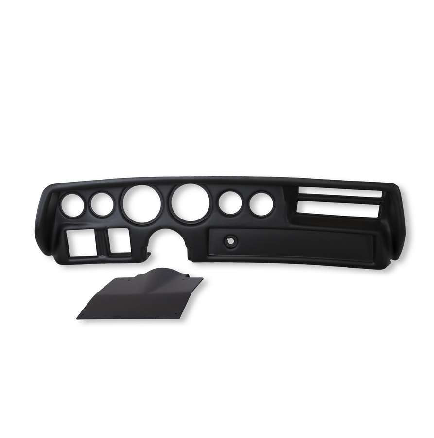 AutoMeter Dash Panel - Gauge Works - Four 2-1/16 in Holes - Two 3-3/8 in Holes - Plastic - Black - GM A-Body 1970-72 - Each