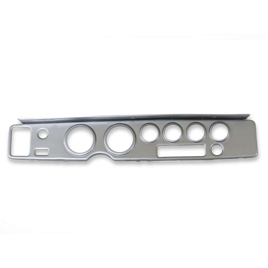 AutoMeter Dash Panel - Gauge Works - Four 2-1/16 in Holes - Two 3-3/8 in Holes - Aluminum - Brushed - GM F-Body 1970-78 - Each
