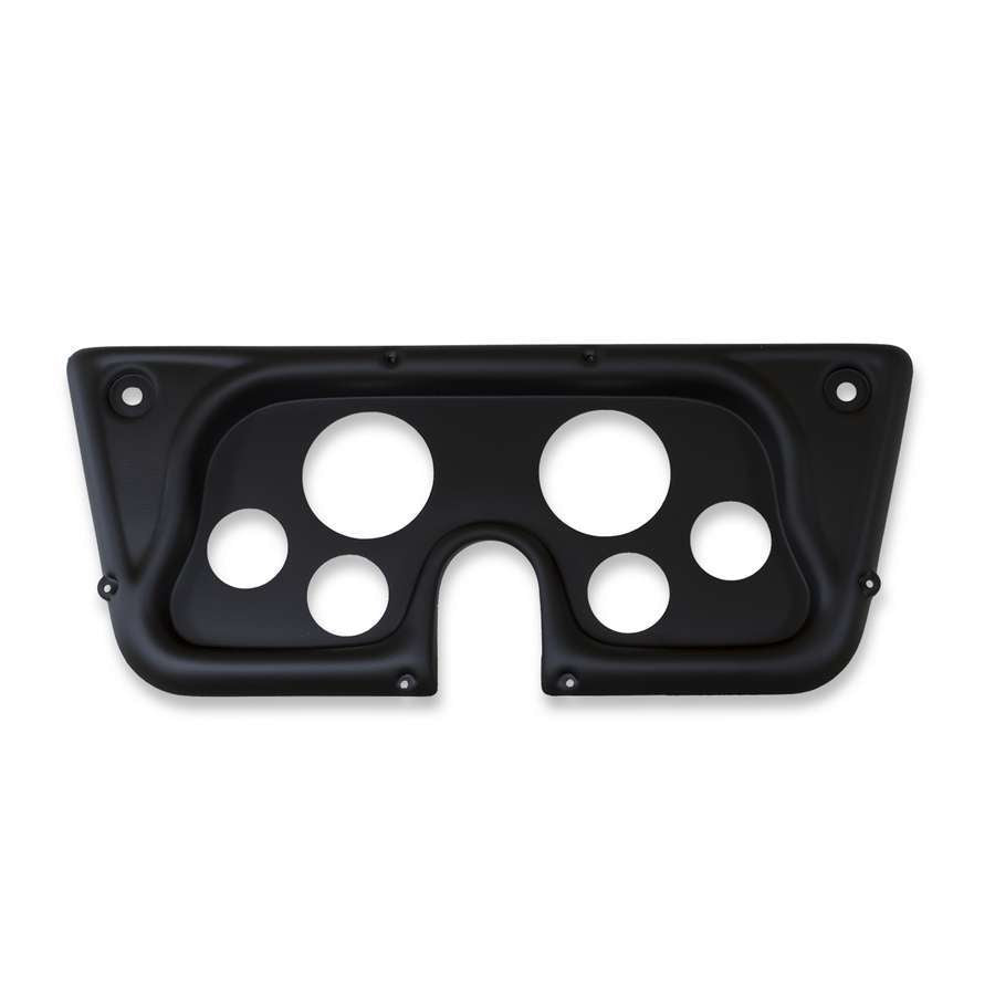 AutoMeter Dash Panel - Gauge Works - Four 2-1/16 in Holes - Two 5 in Holes - Plastic - Black - GM Fullsize SUV / Truck 1967-72 - Each