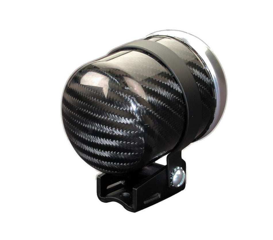 AutoMeter Gauge Cup - 2-5/8 in Diameter Gauge - Pedestal Mount - Carbon Fiber - Electric Gauges - Each