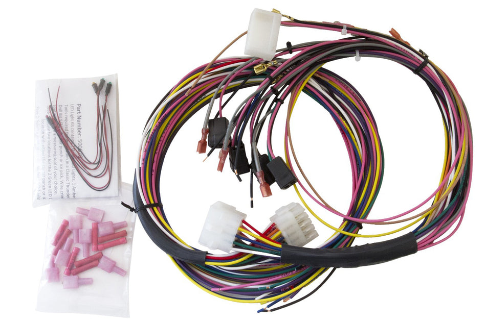 AutoMeter Gauge Wiring Harness - Fuel Level / Oil Pressure / Speedometer / Tachometer / Voltmeter / Water Temperature - LED Indicators - Kit