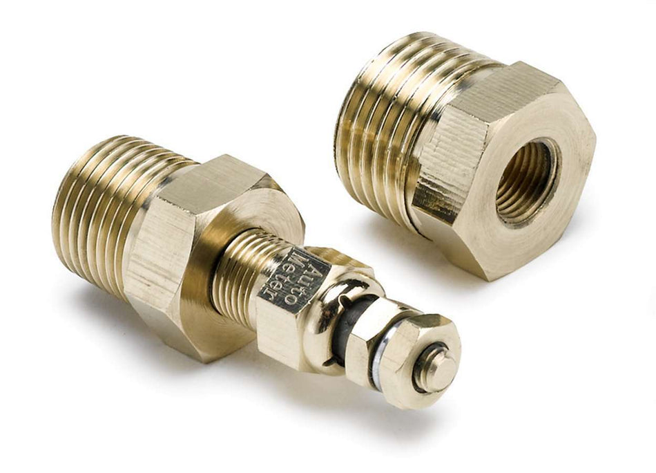AutoMeter Temperature Sending Unit - 1/8 in NPT Male - Fittings Included - Electric Water Temperature Gauges - Kit
