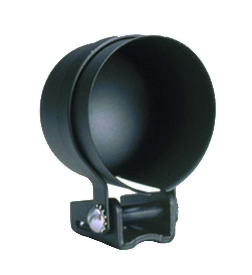 AutoMeter Gauge Cup - 2-5/8 in Diameter Gauge - Pedestal Mount - Steel - Black Powder Coat - Electric Gauges - Each
