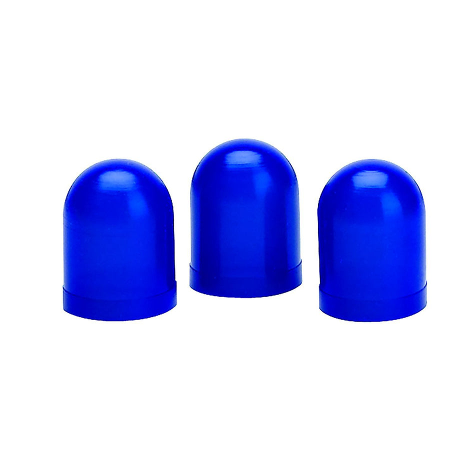 AutoMeter Light Bulb Cover - Plastic - Blue - Autometer Gauges - Set of 3
