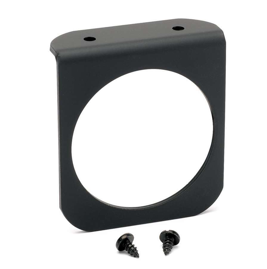 AutoMeter Gauge Mounting Panel - One 2-5/8 in Hole - Aluminum - Black Anodized - Hardware Included - Each