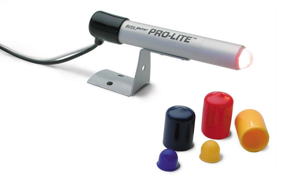 AutoMeter Warning Light - Mini Pro-Lite - Light Covers Included - Switch Operated - Silver Case - Kit
