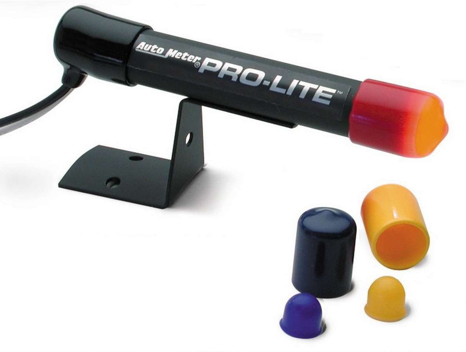 AutoMeter Warning Light - Mini Pro-Lite - Light Covers Included - Switch Operated - Black Case - Kit