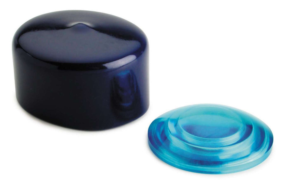 AutoMeter Shift Light Lens - Plastic - Blue - Night Cover Included - Autometer Large Warning / Shift Lights - Kit