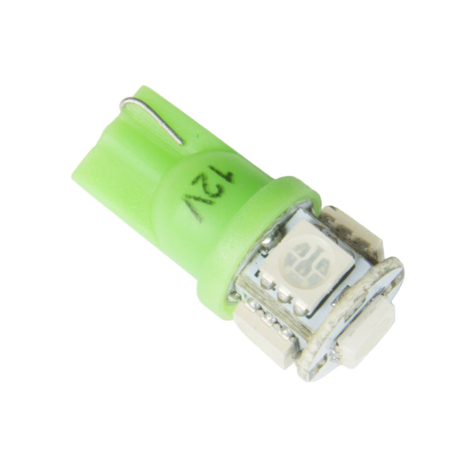 AutoMeter LED Light Bulb - Green - 161 / 193 / 194 / 168 Style Wedge Bases - Each