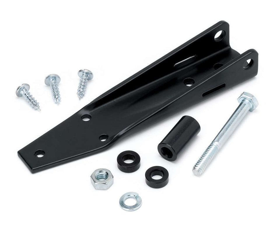 AutoMeter Gauge Mounting Base - Extended Pedestal Mounting Base - Aluminum - Black Anodized - Hardware Included - Each