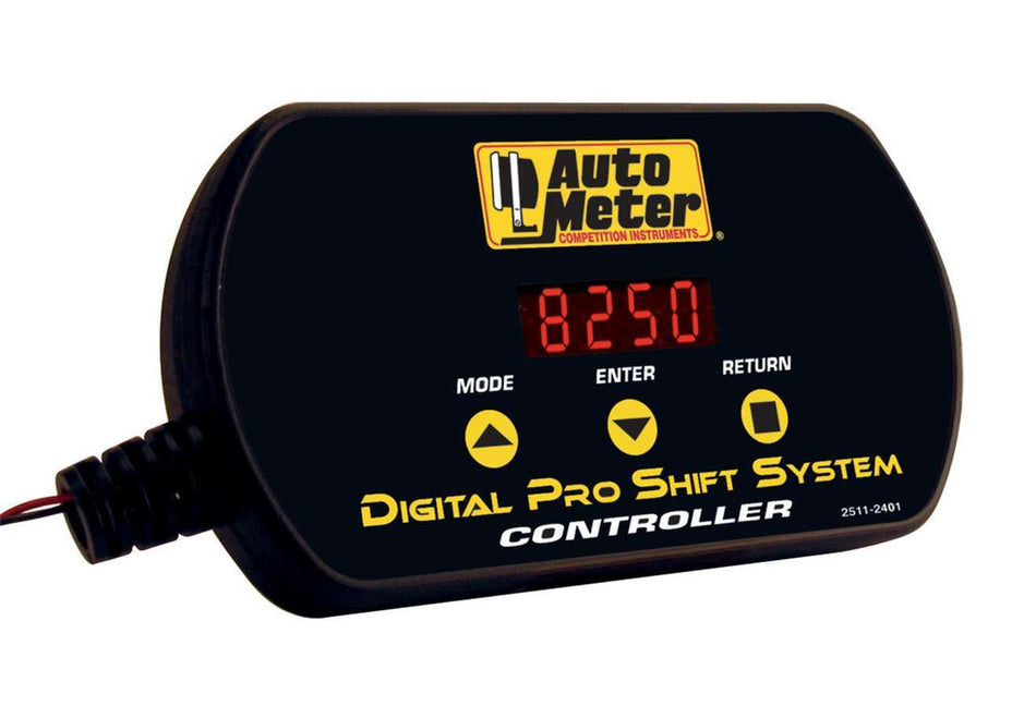 AutoMeter Shift Light Controller - Digital Pro Shift System - Level 1 - 1 Shift Point - Digital Display - 4-12 Cylinder - Each