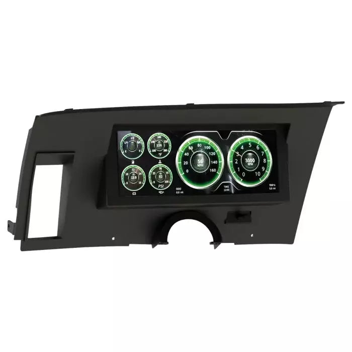 AutoMeter Gauge Kit - Digital - Invision - LCD - Direct-Fit - Plastic - Black - Ford Mustang 1971-73 - Kit